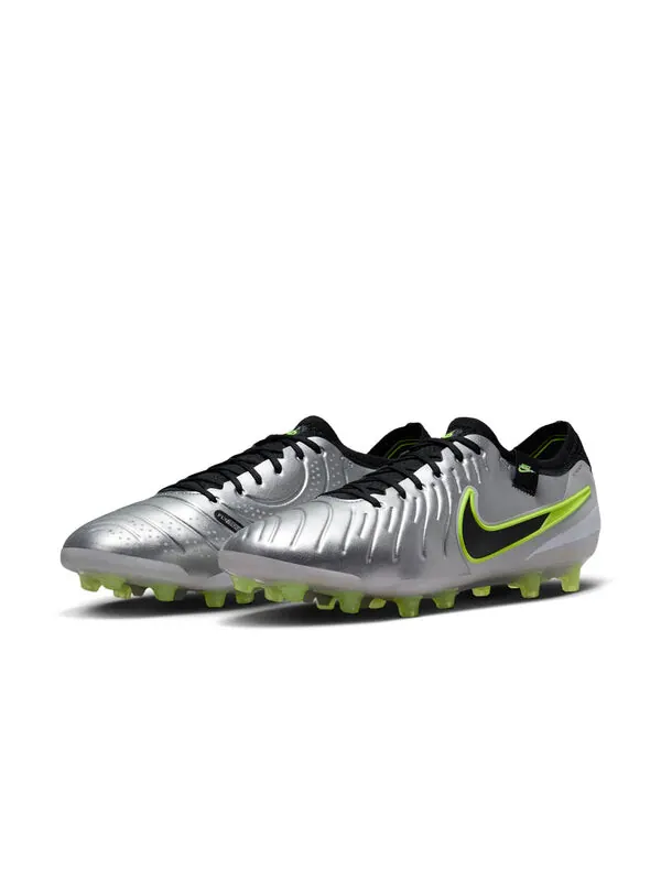 Кроссовки tiempo legend 10 elite ag 'metallic silver volt' Nike — изображение 3 из 4