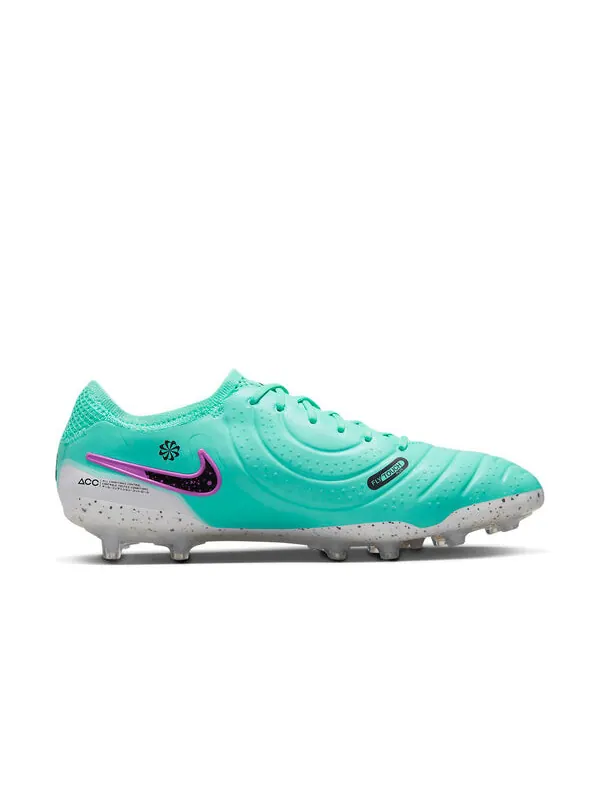 Кроссовки Tiempo Legend 10 Elite Ag Nike — изображение 3 из 4, фиолетовый/зеленый