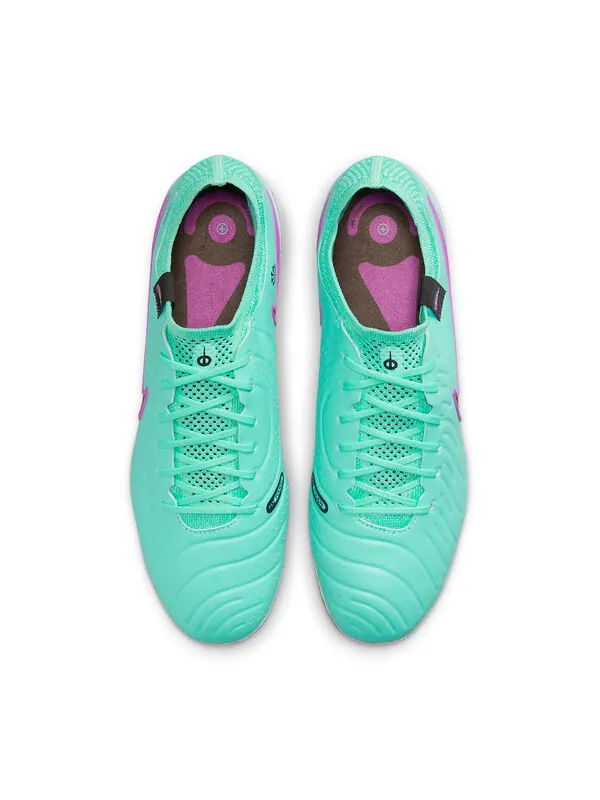 Кроссовки Tiempo Legend 10 Elite Ag Nike — изображение 4 из 4, фиолетовый/зеленый