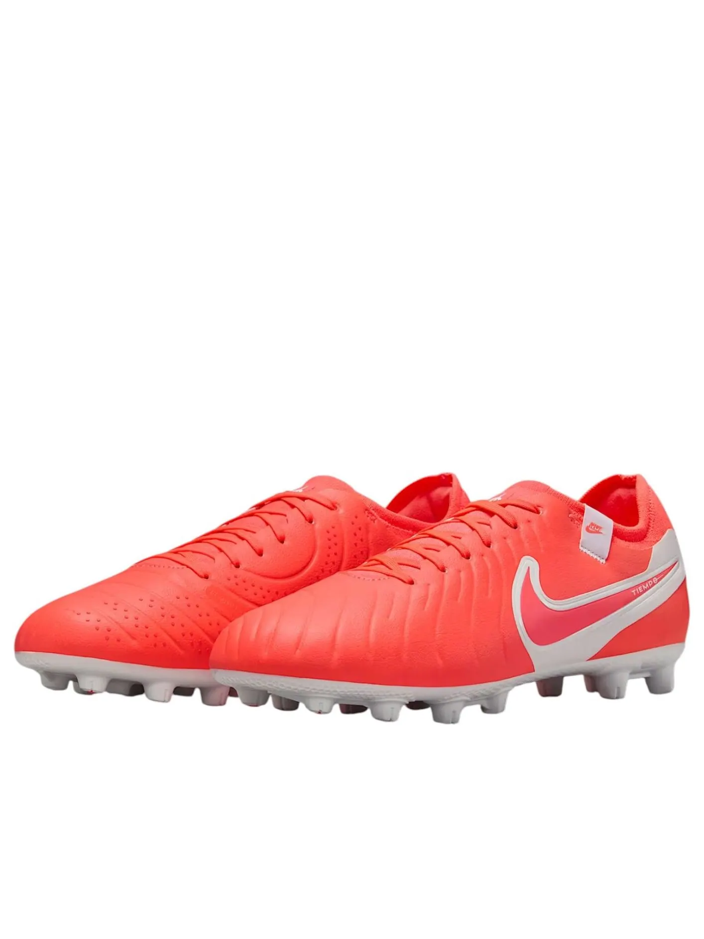 Кроссовки Nike Tiempo Legend 10 Pro Hard Ground Low-Cut Cleats 'Hot Lava White' — изображение 3 из 6, оранжевый