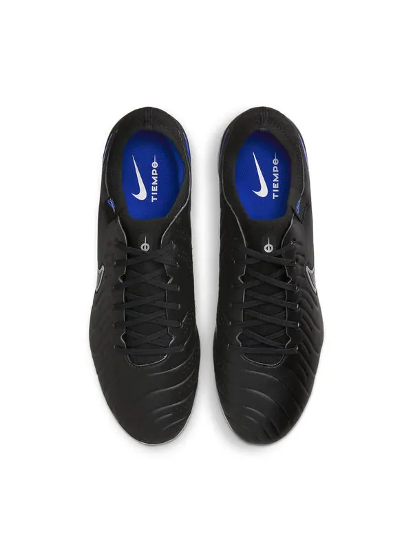 Кроссовки tiempo legend 10 pro firm-ground low-top football boot 'black' Nike — изображение 2 из 4, черный/синий