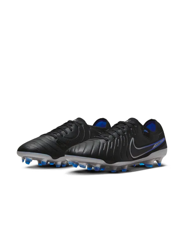 Кроссовки tiempo legend 10 pro firm-ground low-top football boot 'black' Nike — изображение 4 из 4, черный/синий