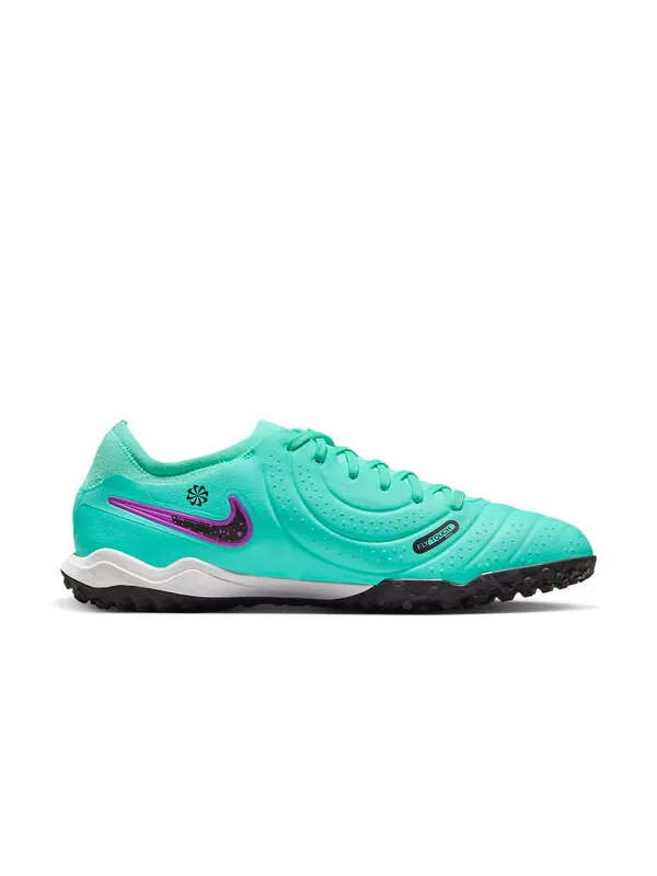 Кроссовки tiempo legend 10 pro tf turf Nike — изображение 2 из 4, фиолетовый/зеленый