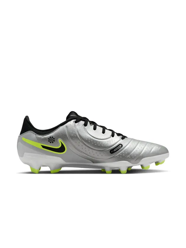 Кроссовки tiempo legend 10 academy mg 'metallic silver volt' Nike — изображение 2 из 4