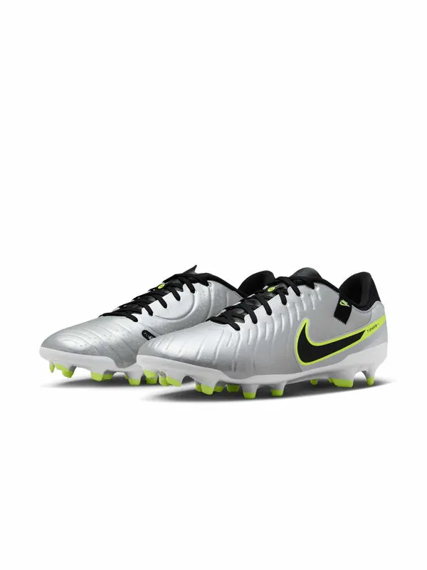 Кроссовки tiempo legend 10 academy mg 'metallic silver volt' Nike — изображение 3 из 4