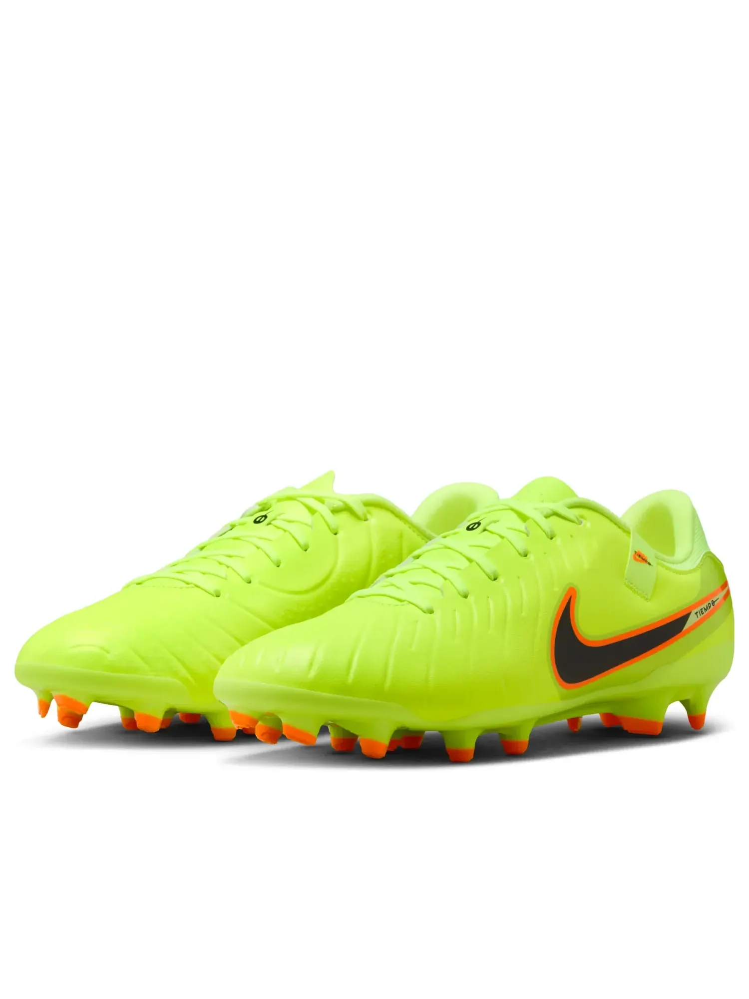 Кроссовки Nike Tiempo Legend 10 Academy MG 'Volt Black' — изображение 4 из 7, зеленый