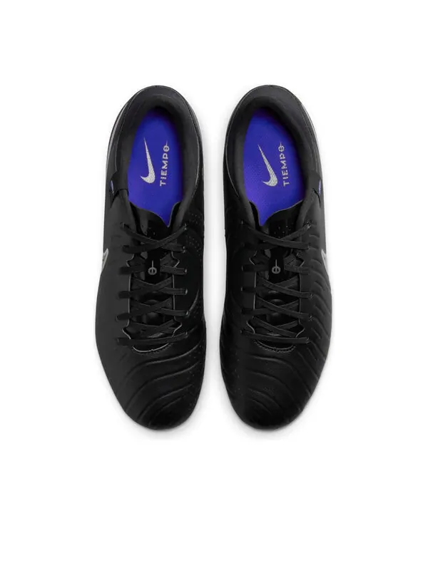 Кроссовки tiempo legend 10 academy hg spikes 'black hyper royal chrome' Nike — изображение 2 из 4, черный