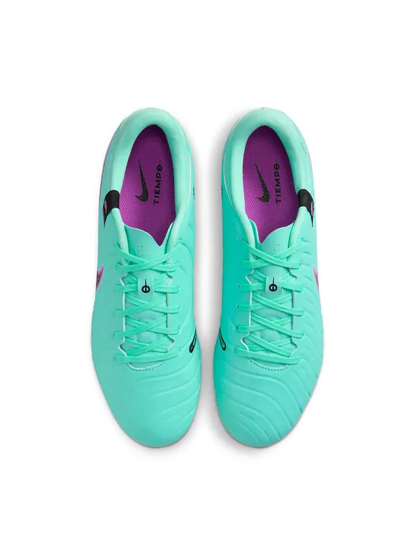 Кроссовки tiempo legend 10 academy hg 'purple green' Nike — изображение 2 из 4, фиолетовый/зеленый
