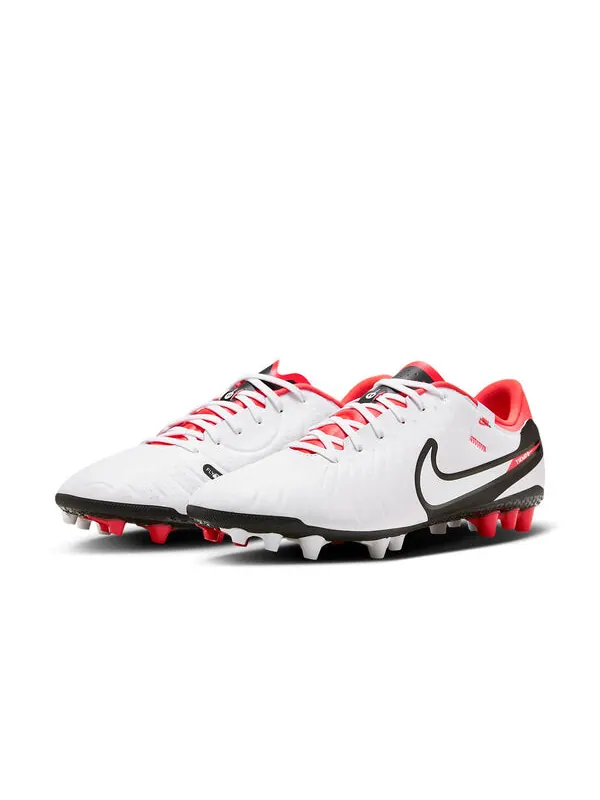 Кроссовки legend 10 academy ag 'white black crimson' Nike — изображение 2 из 4, белый/черный