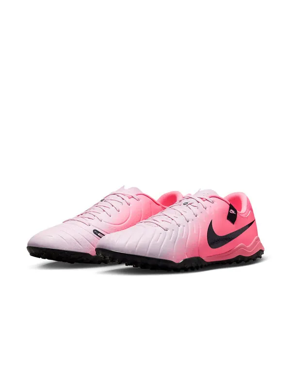 Кроссовки tiempo legend 10 academy tf turf low 'pink foam black' Nike — изображение 3 из 4, розовый/черный