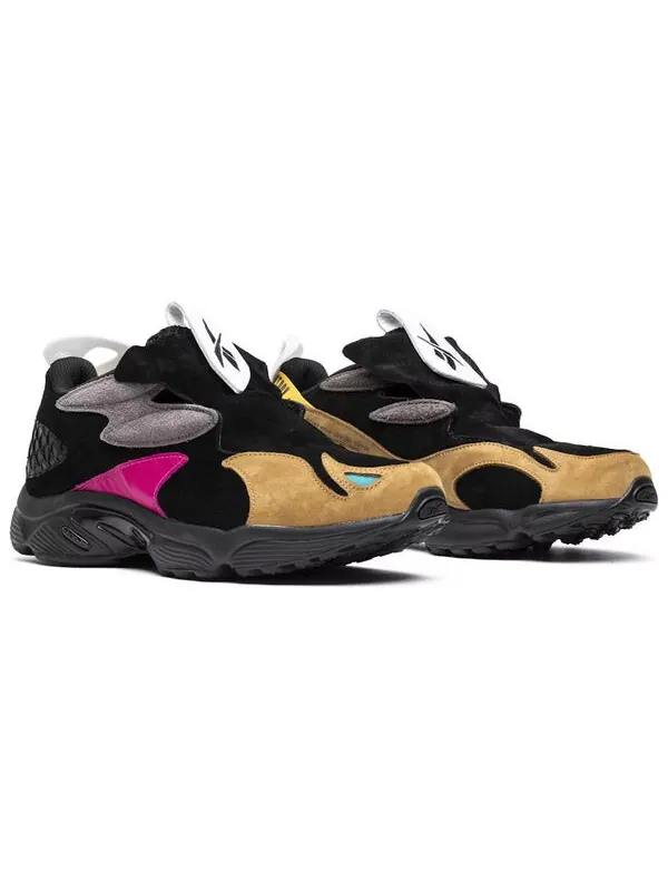 Кроссовки daytona dmx experiment 2 x pyer moss 'gold toe' Reebok — изображение 2 из 4, черный/золотистый