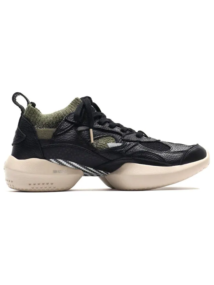 Беговые кроссовки Reebok General 'Black Green' — изображение 2 из 5, черный