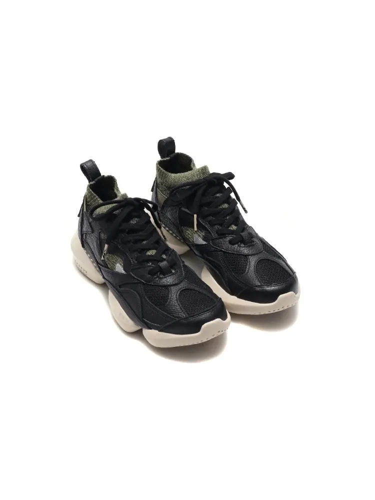 Беговые кроссовки Reebok General 'Black Green' — изображение 3 из 5, черный