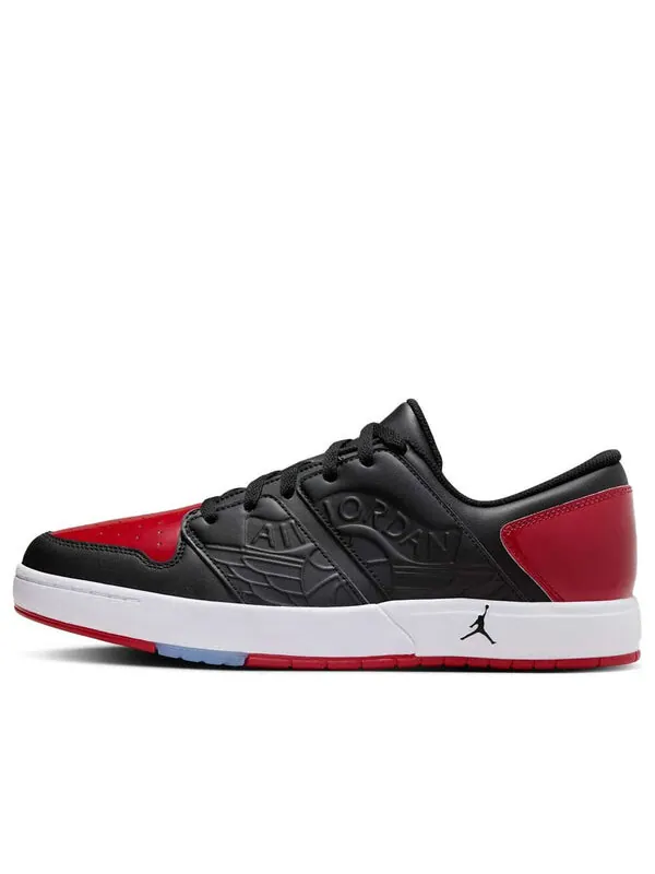 Кроссовки nu retro 1 low 'black white varsity red' Air Jordan — изображение 1 из 4, черный/белый/красный