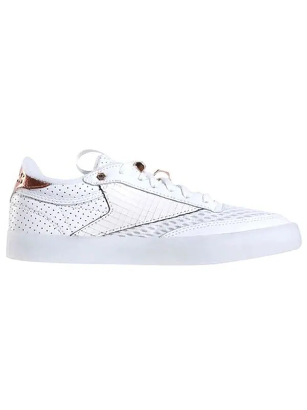 Кроссовки club c 85 fvs mp 'white rose gold' Reebok — изображение 2 из 4, белый/розовый золотистый