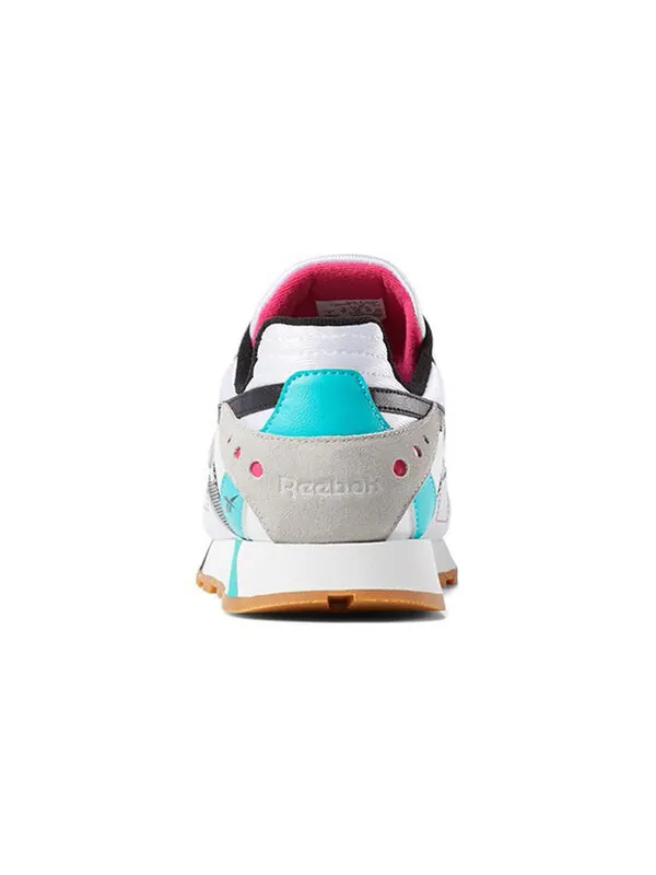 Кроссовки classic leather ati 90s 'white' Reebok — изображение 4 из 4, белый/зеленый/розовый