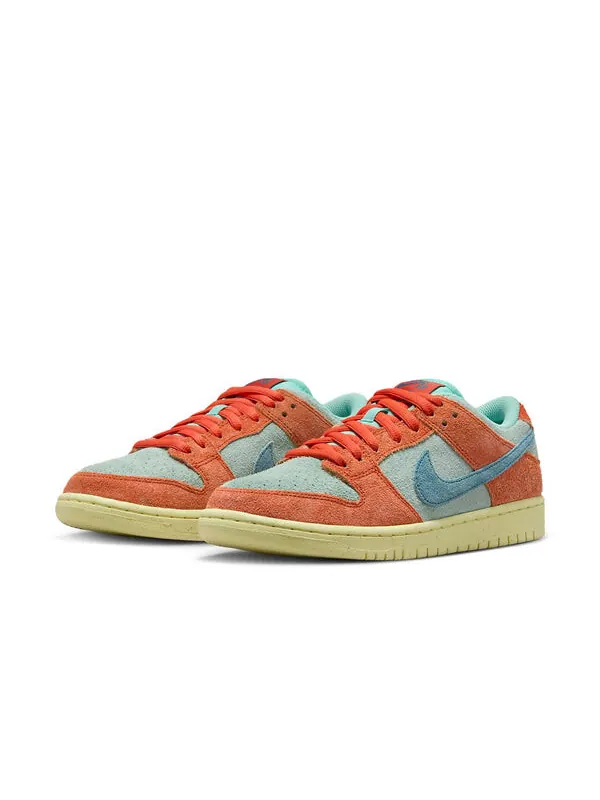 Кроссовки sb dunk low 'orange emerald rise' Nike — изображение 2 из 4, оранжевый/голубой