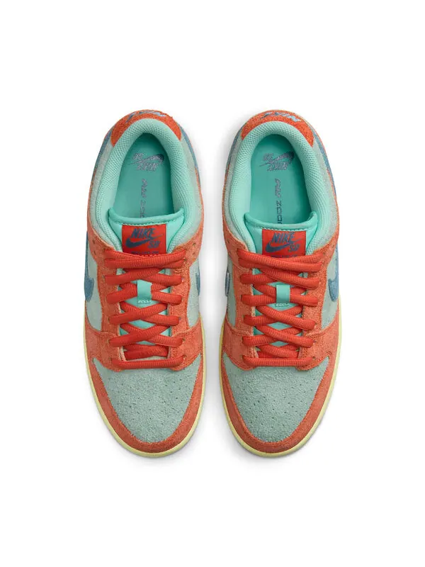 Кроссовки sb dunk low 'orange emerald rise' Nike — изображение 3 из 4, оранжевый/голубой