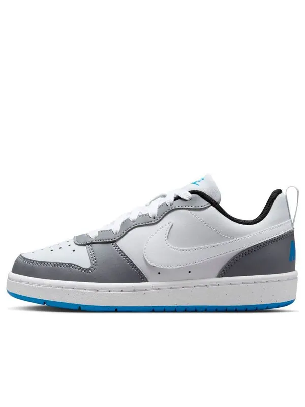 Кроссовки court borough low recraft 'platinum cool grey photo blue' Nike — изображение 1 из 4, платиновый/серый/синий