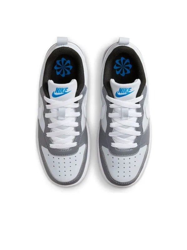 Кроссовки court borough low recraft 'platinum cool grey photo blue' Nike — изображение 4 из 4, платиновый/серый/синий