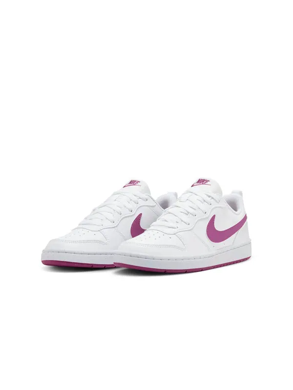Кроссовки court borough low recraft 'white hot fuchsia' Nike — изображение 3 из 4, белый