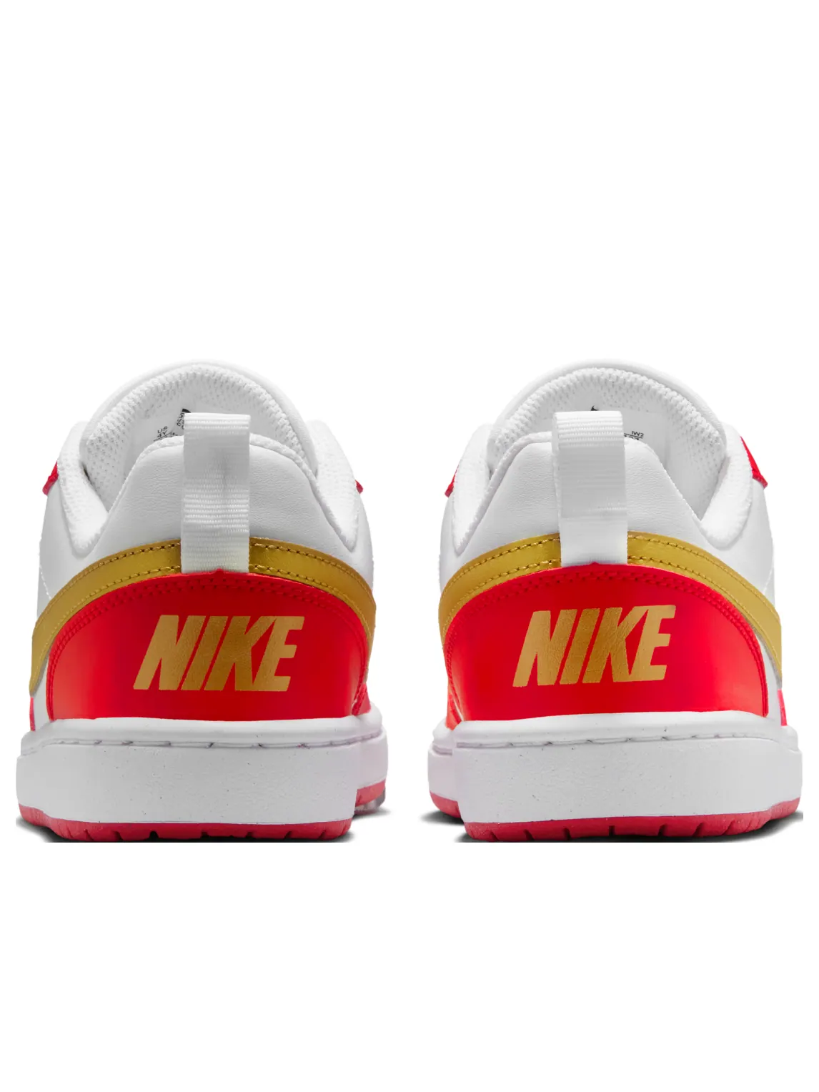 Кроссовки Nike Court Borough Low 'Red White Metallic Gold' — изображение 5 из 7