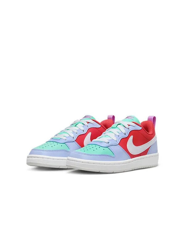 Кроссовки court borough low recraft 'cobalt bliss track red' Nike — изображение 2 из 4, белый-красный