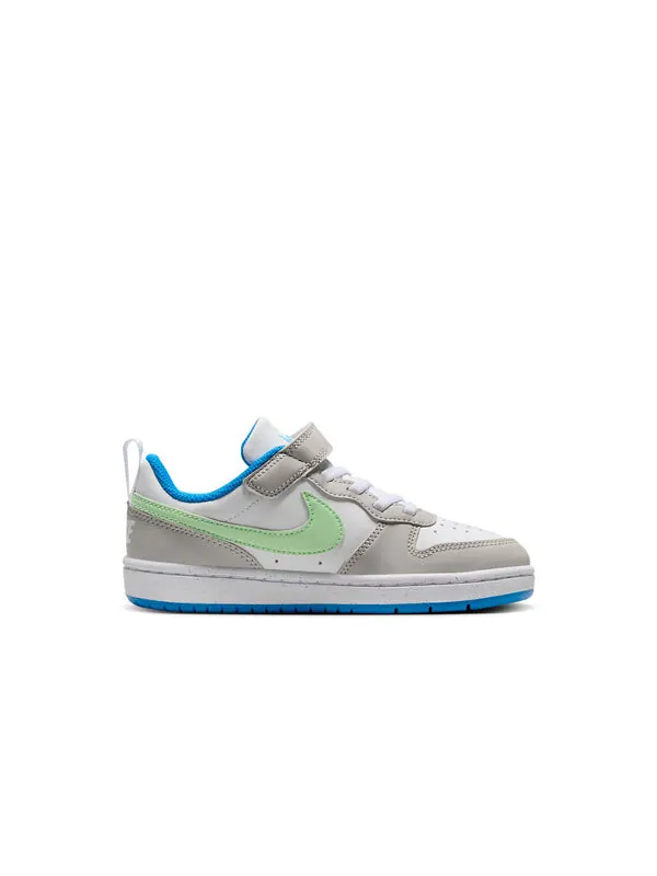 Кроссовки Court Borough Low Recraft Nike — изображение 2 из 4, белый/серый/зеленый