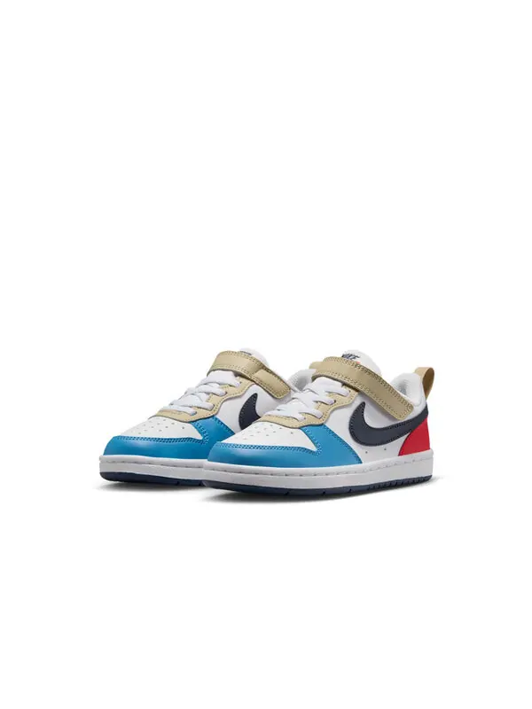 Кроссовки court borough low recraft 'white thunder blue light crimson' Nike — изображение 3 из 4