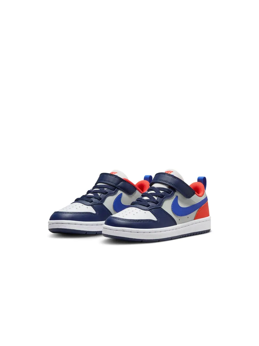 Кроссовки (PS) Nike Court Borough Low Recraft 'White Navy Orange' — изображение 3 из 7, белый