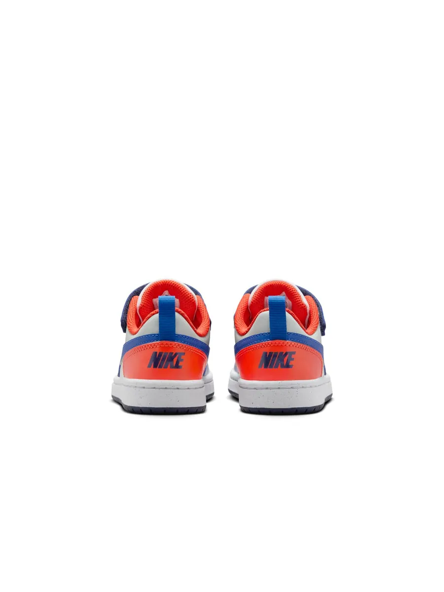 Кроссовки (PS) Nike Court Borough Low Recraft 'White Navy Orange' — изображение 5 из 7, белый