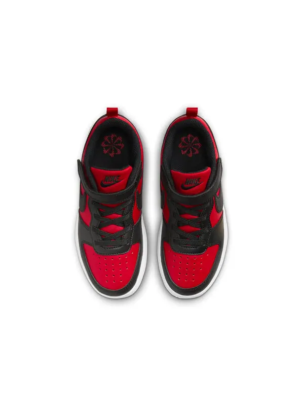Кроссовки Court Borough Low Recraft Nike — изображение 3 из 4, красный/черный-белый