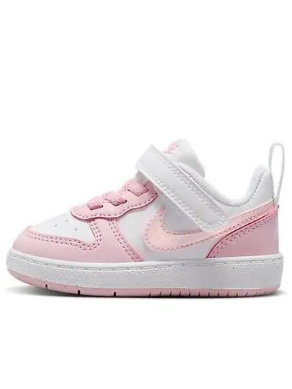 Кроссовки Court Borough Low Nike — изображение 1 из 4, белый/розовый