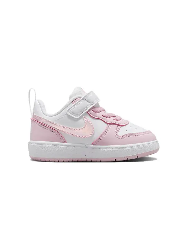 Кроссовки Court Borough Low Nike — изображение 2 из 4, белый/розовый