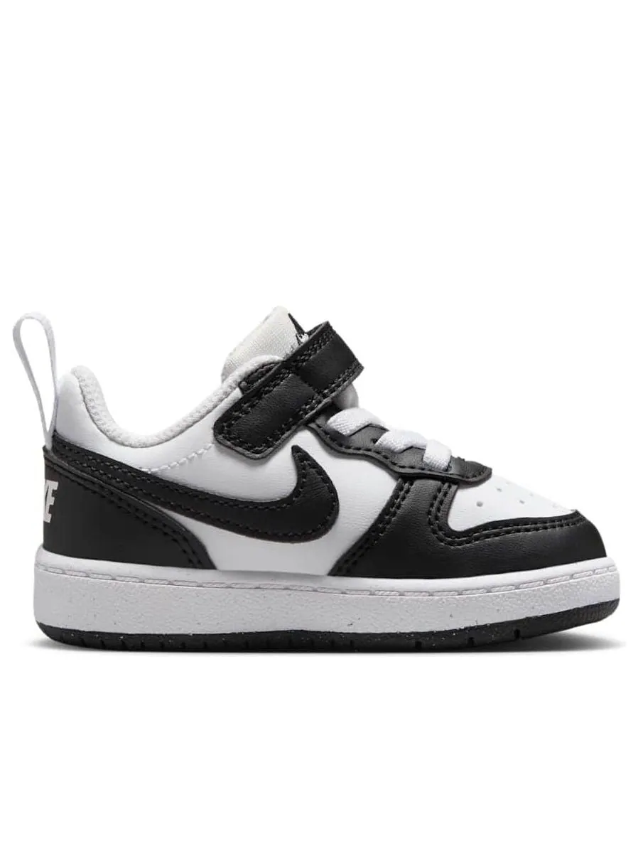 Кроссовки (TD) Nike Court Borough Low Recraft 'White Black' — изображение 2 из 6, белый