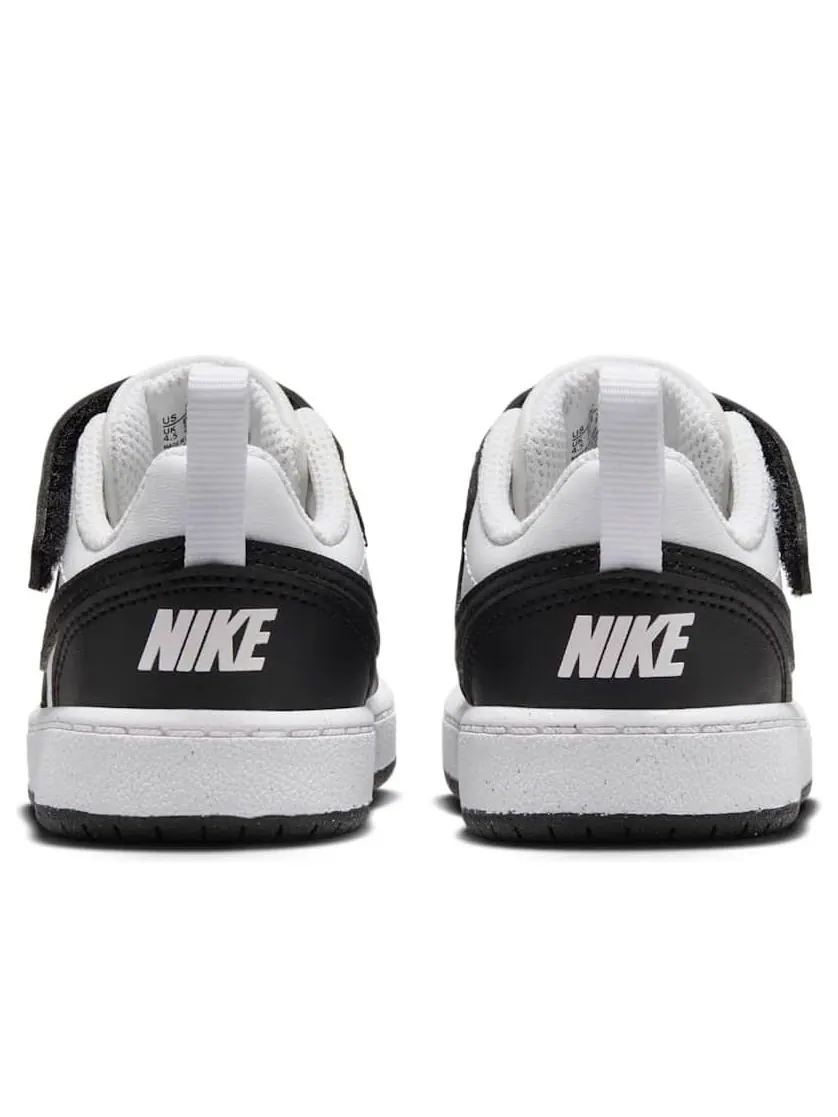 Кроссовки (TD) Nike Court Borough Low Recraft 'White Black' — изображение 5 из 6, белый