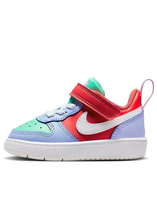 Кроссовки court borough low recraft shoes 'cobalt bliss track red' Nike — изображение 1 из 4, красный//белый