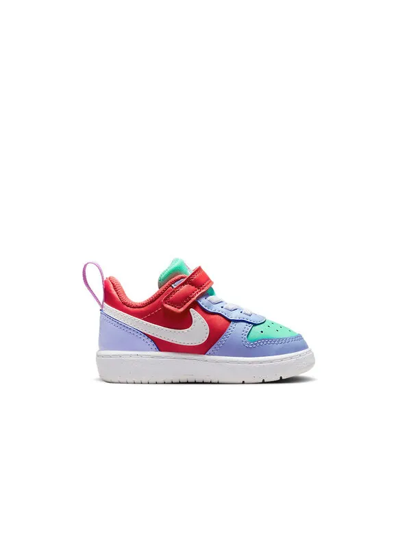 Кроссовки court borough low recraft shoes 'cobalt bliss track red' Nike — изображение 2 из 4, красный//белый