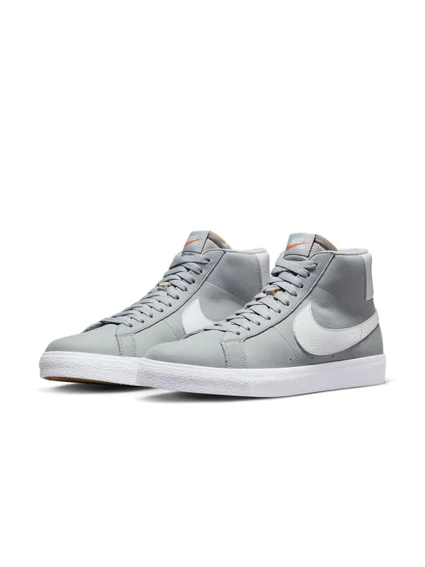 Кроссовки sb blazer mid wolf grey Nike — изображение 3 из 4, серый