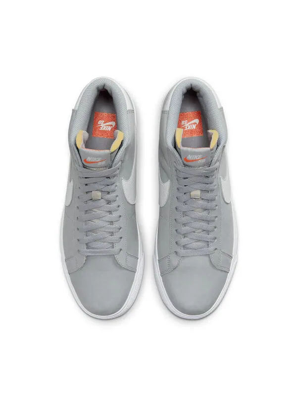 Кроссовки sb blazer mid wolf grey Nike — изображение 4 из 4, серый