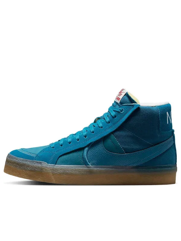 Кроссовки zoom blazer mid premium plus sb Nike — изображение 1 из 4, зеленый//желтый/зеленый