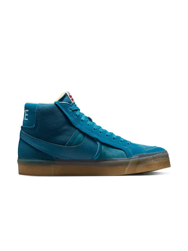 Кроссовки zoom blazer mid premium plus sb Nike — изображение 2 из 4, зеленый//желтый/зеленый