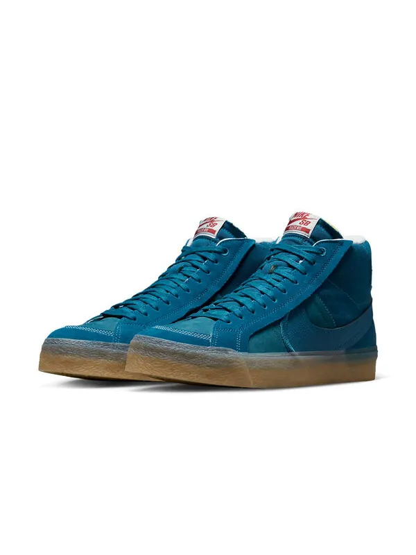 Кроссовки zoom blazer mid premium plus sb Nike — изображение 3 из 4, зеленый//желтый/зеленый