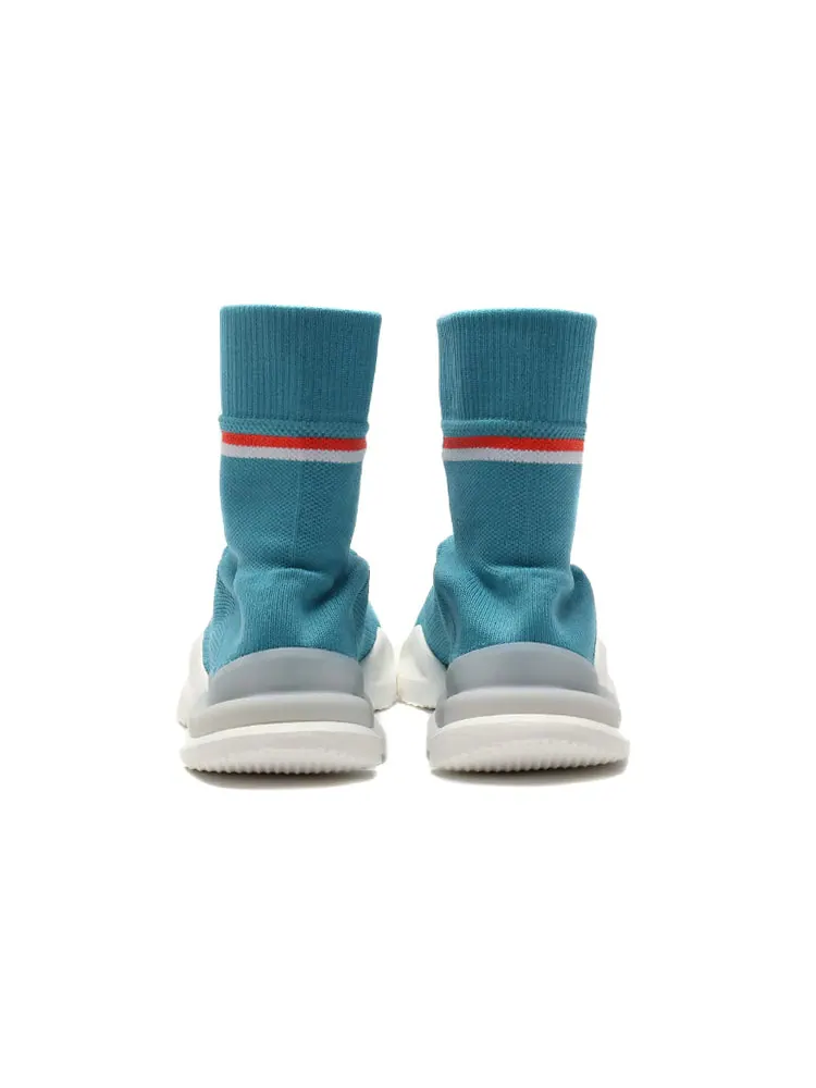 Беговые кроссовки Reebok Tech Sock Run 'Mist' — изображение 4 из 5, синий