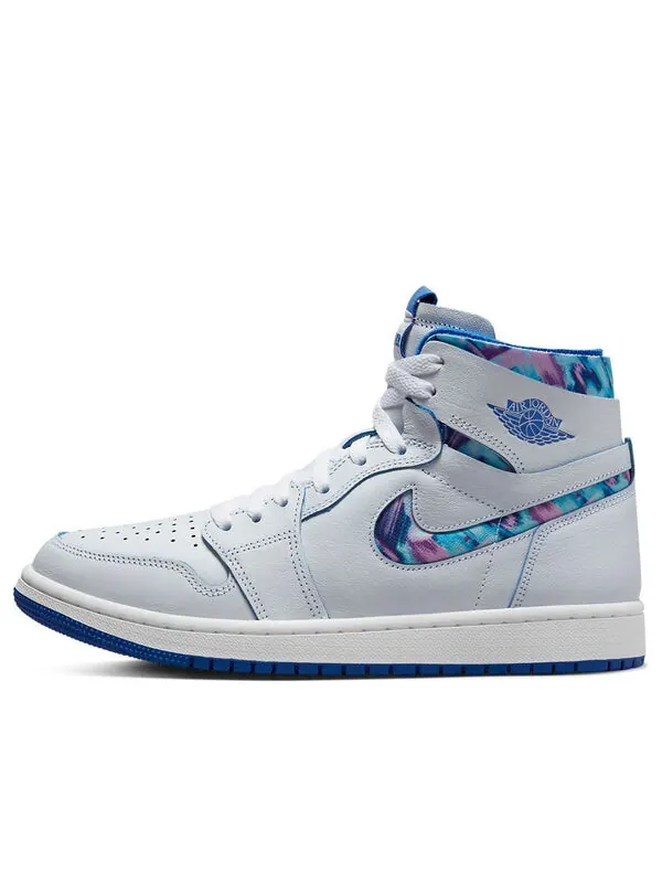 Кроссовки 1 high zoom comfort '25 years in china' Air Jordan — изображение 1 из 4, белый/синий