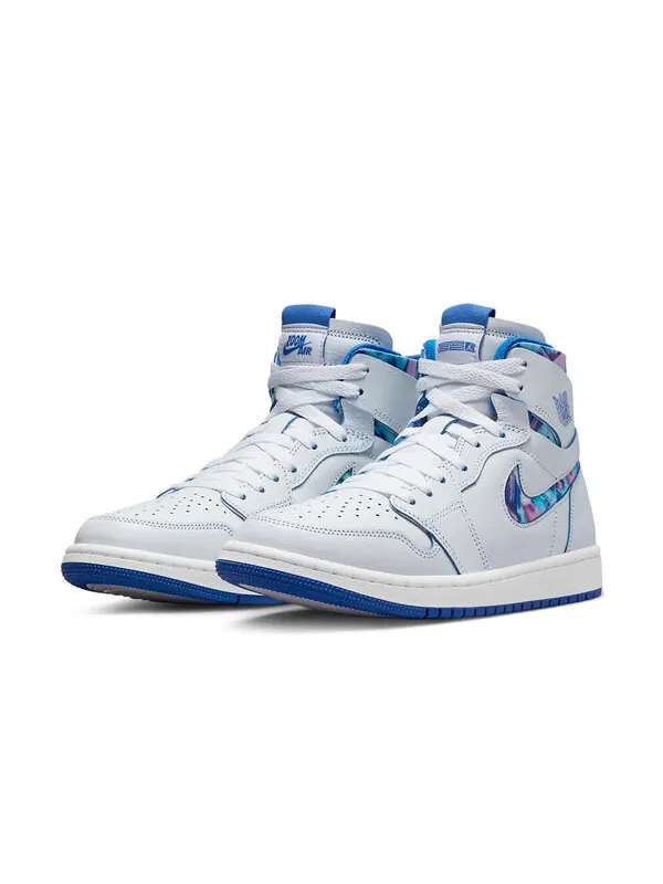 Кроссовки 1 high zoom comfort '25 years in china' Air Jordan — изображение 3 из 4, белый/синий
