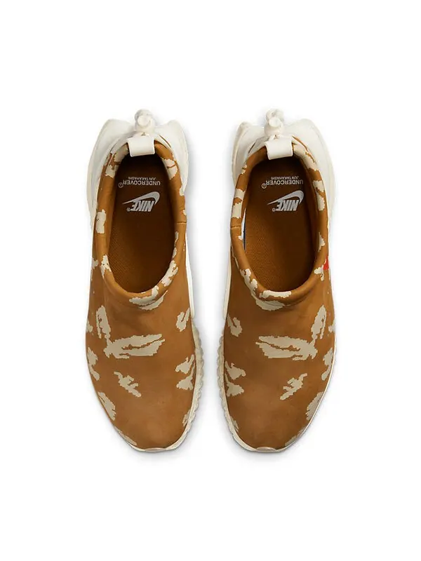 Кроссовки undercover x moc flow sp 'ale brown' Nike — изображение 4 из 4, коричневый/красный-белый