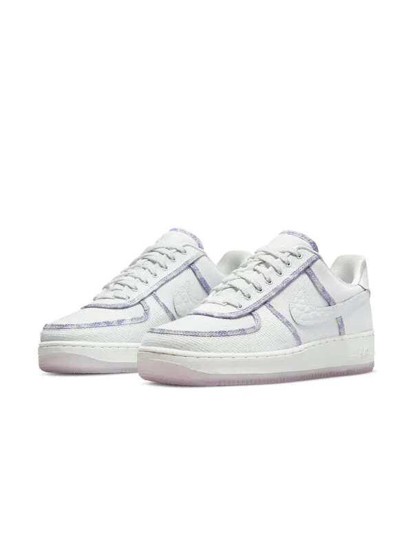 Кроссовки air force 1 низкие Nike — изображение 3 из 4, белый/фиолетовый