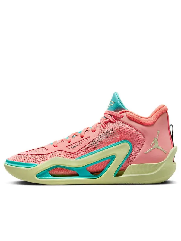 Кроссовки татум 1 Air Jordan — изображение 1 из 4, розовый//зеленый