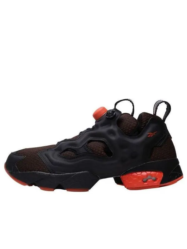 Кроссовки instapump fury og 'black blood orange' Reebok — изображение 1 из 4, черный